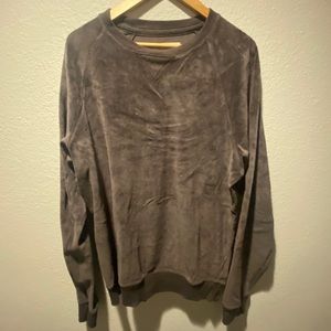 🍩Hollister Brown Velvet sweatshirt🍩